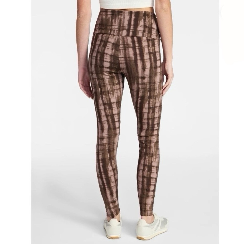 No Boundaries Juniors High Rise Ankle Leggings Small 4-6 New with Tags Brown - Picture 3 of 5
